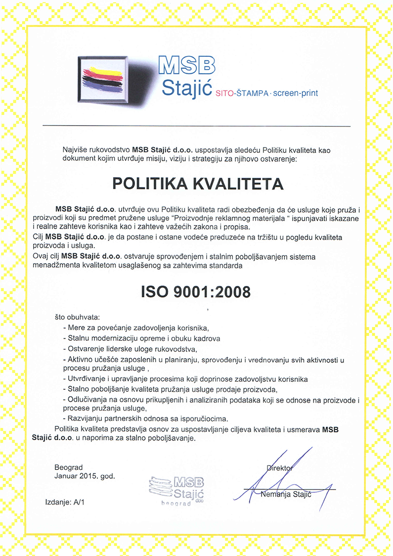 politike kvaliteta 3